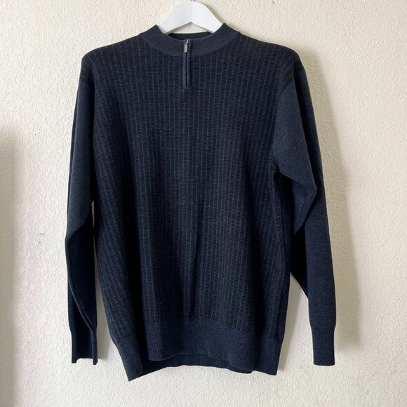 Unbranded Men´s Crew Neck Pullover Long Sleeve Wool...